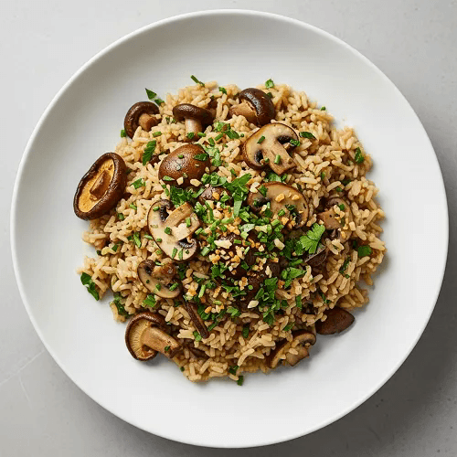 Mushroom Pilau 